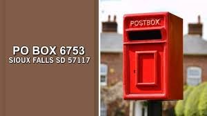 Unveiling PO Box 6753, Sioux Falls, SD: A Detailed Exploration